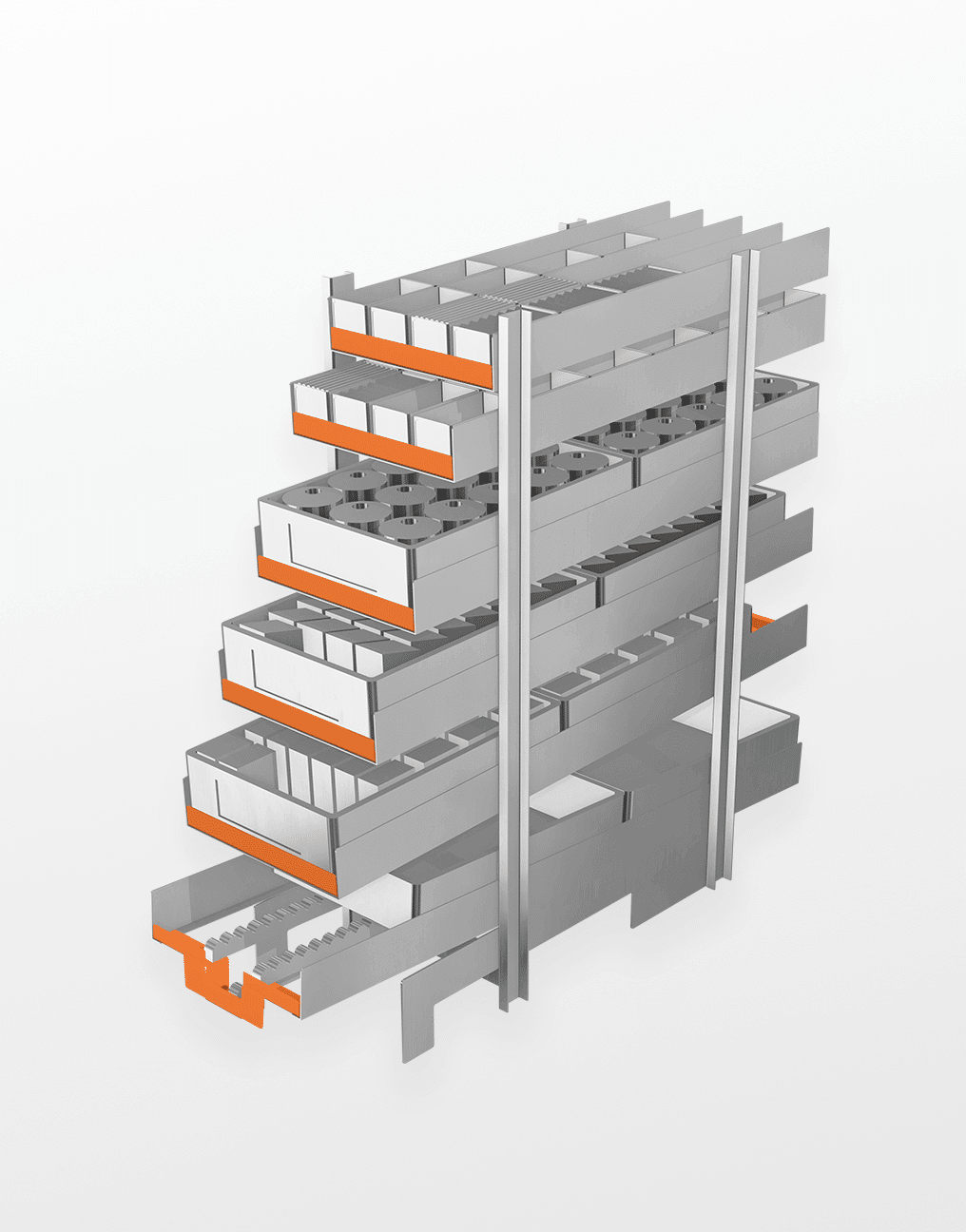 Rack de picking Labadis 3D et texturé